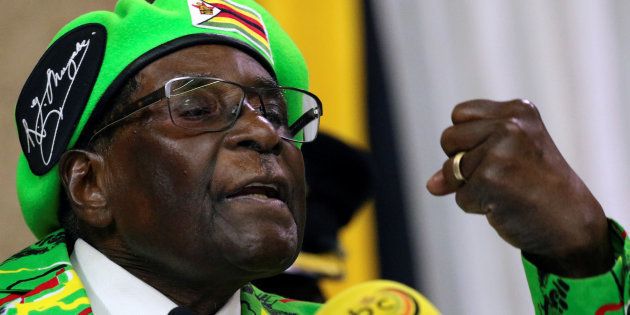 Former Zimbabwean president Robert Mugabe.