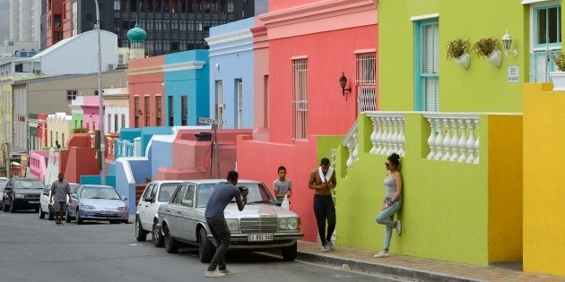 The Bo-Kaap in Cape Town.