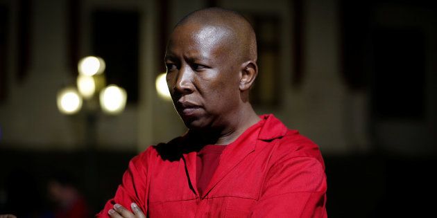 Julius Malema, leader of the EFF.