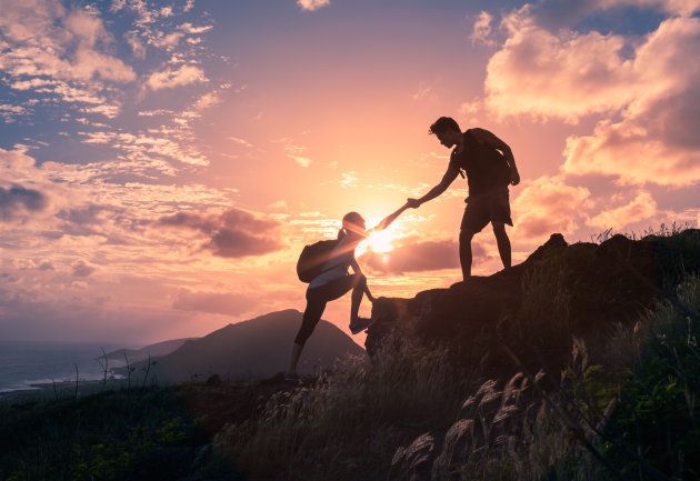 Exercising with a friend makes being active fun.