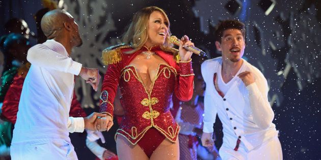 Mariah Carey performing in New York last December.