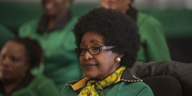 Winnie Madikizela-Mandela on her 80th birthday in September 2016.