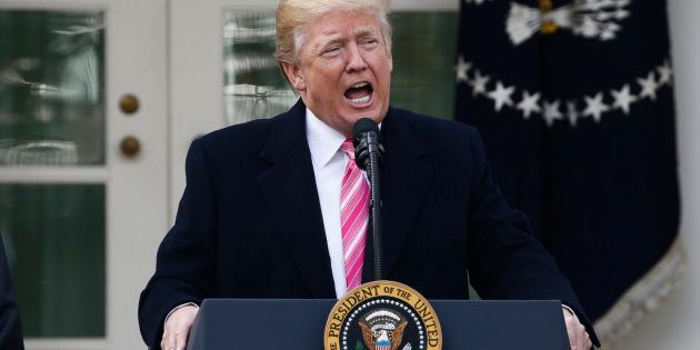 U.S. President Donald Trump speaks during the 70th National Thanksgiving turkey pardoning ceremony in the Rose Garden of the White House in Washington, U.S., November 21, 2017. REUTERS/Jim Bourg