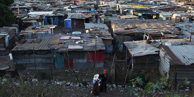 A bird's-eye view of Good Hope informal settlement in Ekurhuleni