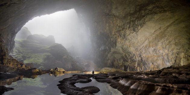 Vietnam's Son Doong cave, the largest in the world, could hold a 40-story skyscraper inside. The pristine ecosystem has its own river and jungle.