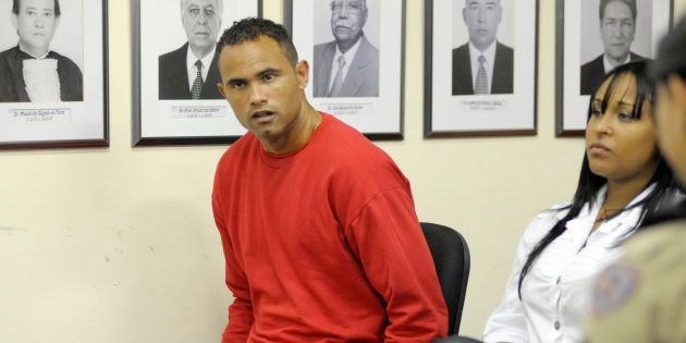 Bruno Fernandes de Souza during his trial.