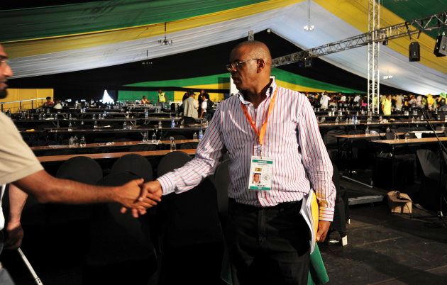 Ace Magashule at the University of the Freestate on December 17, 2012, in Bloemfontein, South Africa.