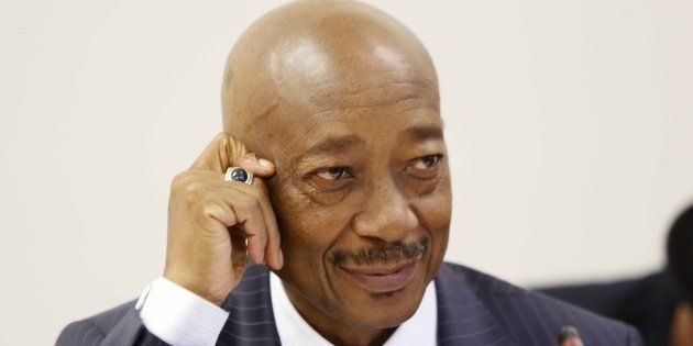 Suspended SARS Commissioner Tom Moyane seen in Parliament on November 28 2017 in Cape Town.