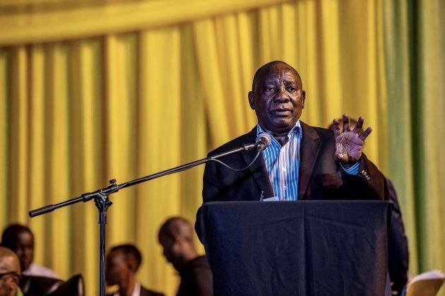 Deputy President Cyril Ramaphosa gives a public lecture at the Orlando Communal Hall on November 13, 2017 in Soweto.