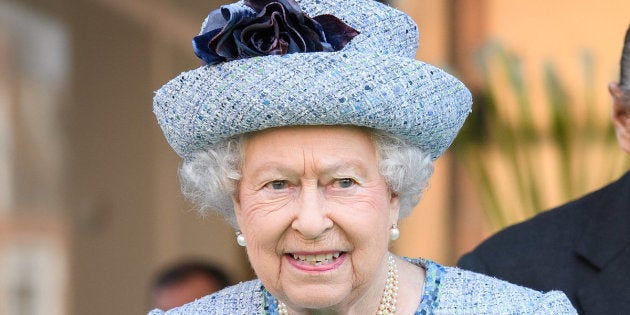 Queen Elizabeth II and Prince Philip in March 2017. 