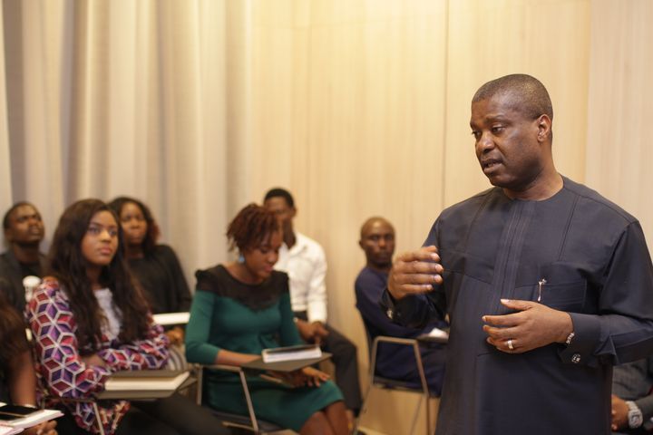 Mr Nsima Ekere spoke on how Youths can drive Sustainable Development in the Niger Delta