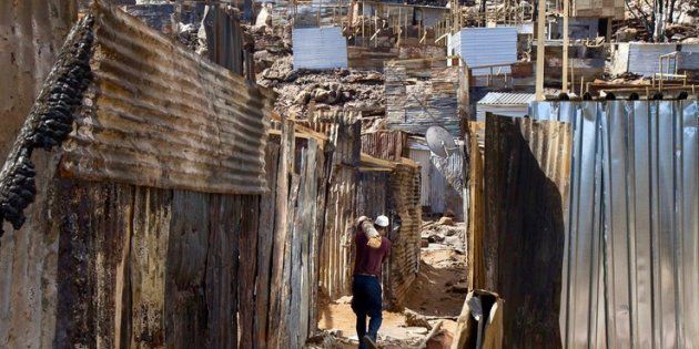 Residentsof Imizamo Yethu have been rebuilding their homes after a devastating fire.