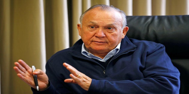 South African magnate Christo Wiese, whose companies include Steinhoff and investment heavyweight Brait, Picture taken September 27, 2016.