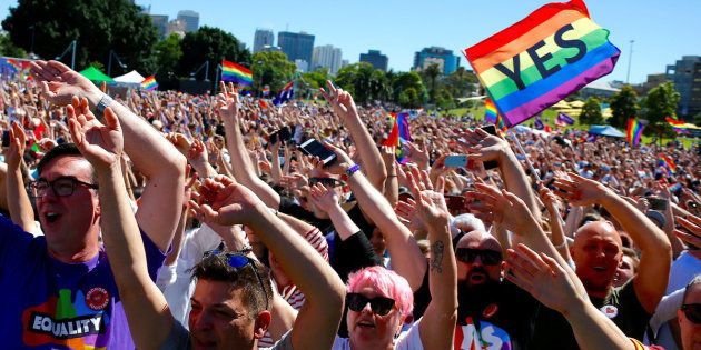 Australia Celebrates As Parliament Approves Same Sex Marriage Huffpost Uk News 