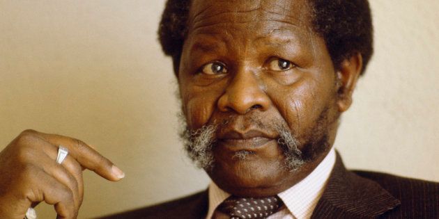 The leader of the African National Congress, Oliver Tambo, during his exile in Botswana. (Photo by William Campbell/Sygma via Getty Images)