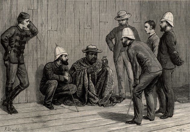 Zulu King Cetshwayo (d1884), was made a political prisoner after the war.