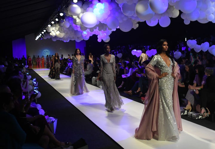 Gavin Raj designs during the Mercedes-Benz Fashion Week Cape Town (MBFWCT) Autumn / Winter Show on March 23, 2017 in Camps Bay, South Africa. The Mercedes-Benz Fashion Week Cape Town (MBFWCT) brought to you by African Fashion International (AFI), taking place on 23-25 March in Camps Bay.