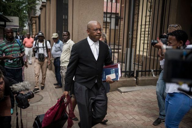 PRETORIA, SOUTH AFRICA NOVEMBER 01: (SOUTH AFRICA OUT): Advocate Dali Mpofu outside the Pretoria High Court during the State Capture report case on November 01, 2016 in Pretoria, South Africa. Judge Dunstan Mlambo ruled in favour of the opposition parties on their bid to intervene in President Jacob Zumas bid to stop the release of the state capture report. (Photo by Cornel van Heerden/Foto24/Gallo Images/Getty Images)