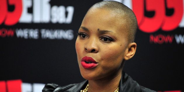 Masechaba Ndlovu at the Power FM announcement of its lineup on June 5, 2013 in Johannesburg, South Africa.