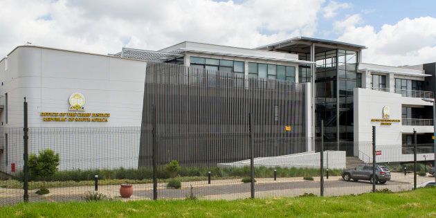 The offices of Chief Justice Mogoeng Mogoeng where thugs allegedly stole computer equipment with potentially sensitive information on March 19, 2017 in Midrand, South Africa.