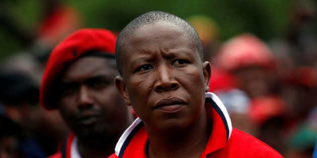 Economic Freedom Fighters (EFF) party leader Julius Malema