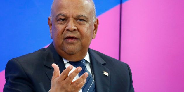 Pravin Gordhan, Minister of Finance of South Africa attends the World Economic Forum (WEF) annual meeting in Davos, Switzerland January 19, 2017. REUTERS/Ruben Sprich