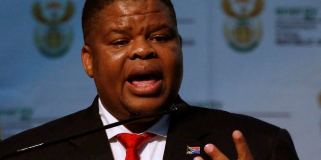 Minister of Energy David Mahlobo.