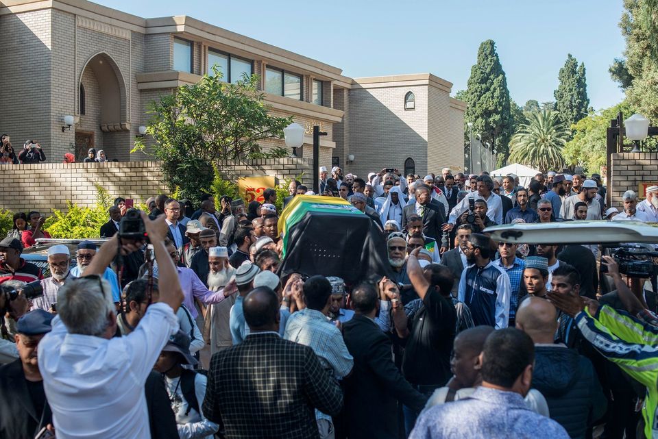 Funeral of Ahmed Kathrada, Westpark cemetery, Johannesburg
