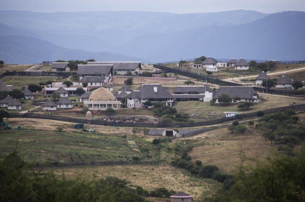 President Jacob Zuma's homestead of Nkandla in rural KwaZulu-Natal.