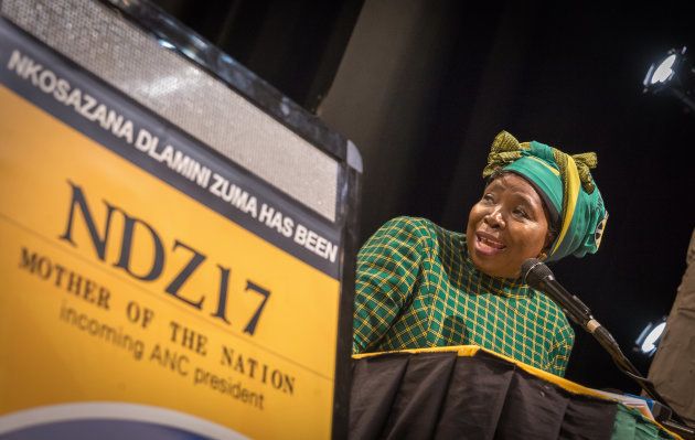 Former African Union chair and current African National Congress (ANC) front-runner for ANC President, Nkosazana Dlamini-Zuma.