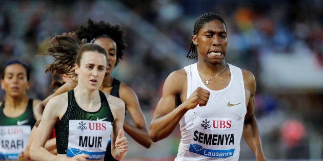 Athletics - Diamond League - Pontaise Stadium, Lausanne, Switzerland - July 5, 2018 South Africa's Caster Semenya in action during the Women's 1500m REUTERS/Denis Balibouse