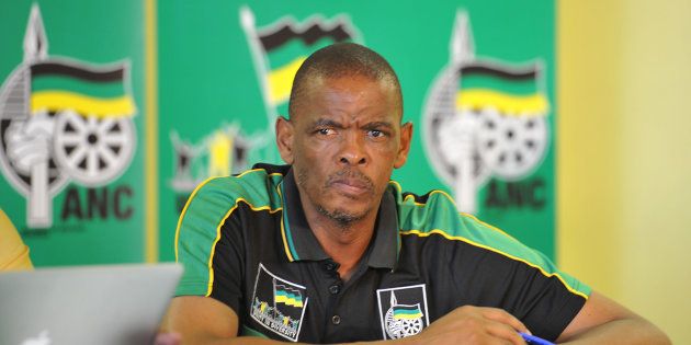 Free State Premier Ace Magashule at a press conference in January, 2012.