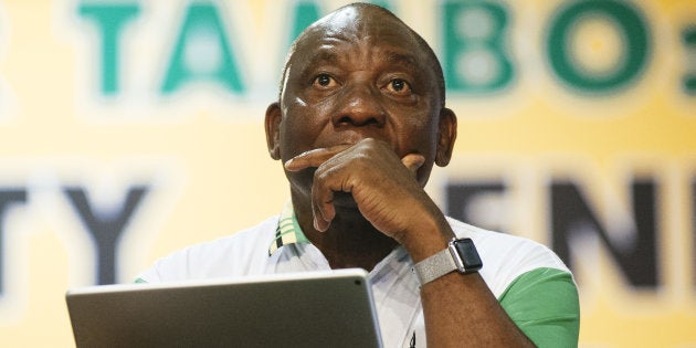 Cyril Ramaphosa, South Africa's deputy president and newly elected president of the ANC.