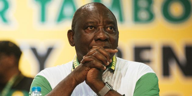 Cyril Ramaphosa, South Africa's deputy president and newly elected president of the ANC.