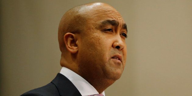 National Director of Public Prosecutions Shaun Abrahams speaks during a media briefing in Pretoria, South Africa, May 23, 2016.