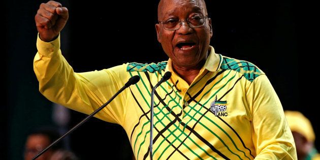 President Jacob Zuma at the ANC's 54th national conference.