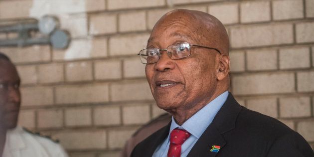 President Jacob Zuma during his visit the Kgosi Mampuru Correctional Centre on September 12, 2017 in Pretoria, South Africa.