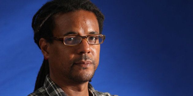 EDINBURGH, SCOTLAND - AUGUST 12: Colson Whitehead, American essayist and author of horror novel 'Zone One', appears at a photocall prior to participating in the Edinburgh International Book Festival 2012 on August 12, 2012 in Edinburgh, Scotland. Edinburgh is the world's first UNESCO City of Literature, and this year approximately 800 authors will participate in the literary festival. (Photo by Jeremy Sutton-Hibbert/Getty Images)