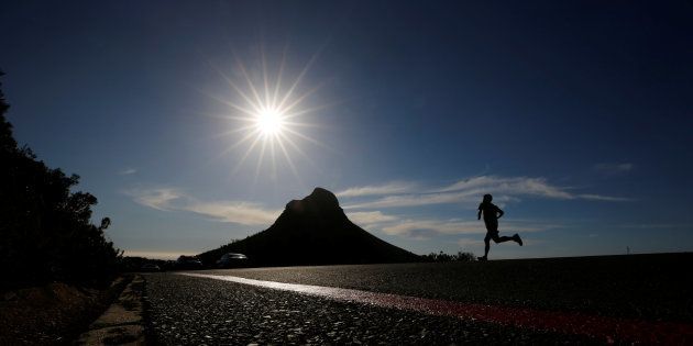 Lion's Head in Cape Town. August 5, 2017. REUTERS/Mike Hutchings