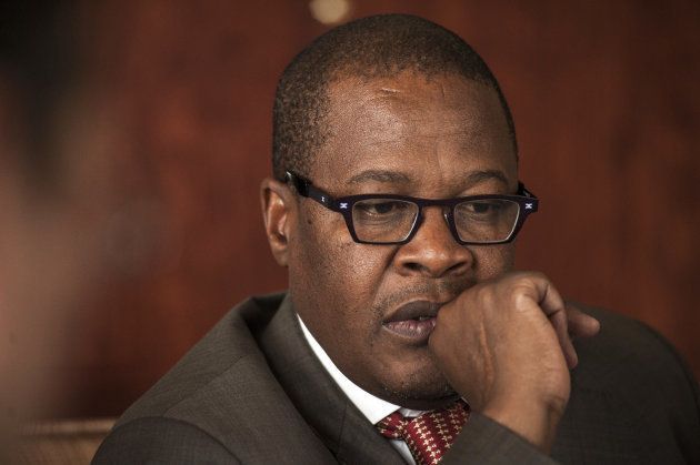 Brian Molefe, chief executive officer of Eskom Holdings SOC Ltd., pauses during an interview at the company's headquarters at Megawatt Park in Sandton, near Johannesburg, South Africa, on Wednesday, Nov. 11, 2015. A plan to reform state-owned power company Eskom Holdings SOC Ltd. and bring South Africa and its economy out of the dark is starting to show results, according to Molefe. Photographer: Waldo Swiegers/Bloomberg via Getty Images