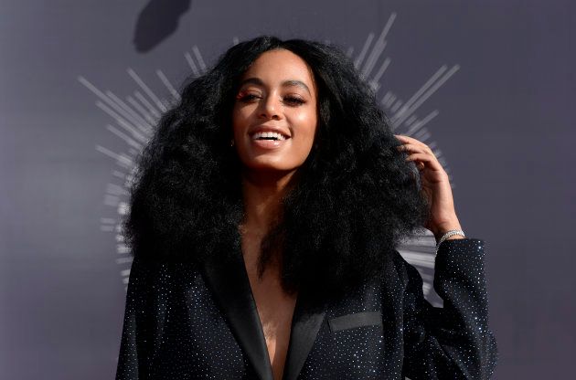 Solange Knowles arrives at the 2014 MTV Music Video Awards in Inglewood, California August 24, 2014. REUTERS/Kevork Djansezian/File photo