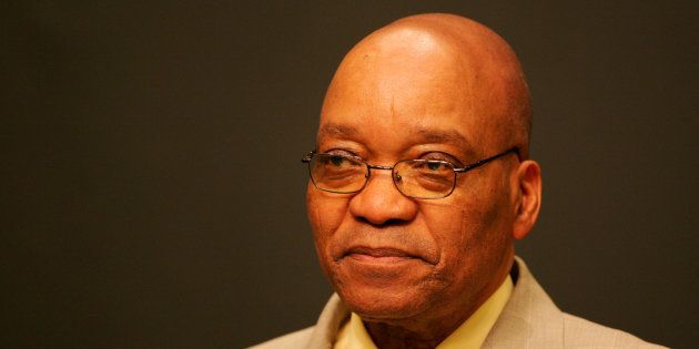 President Jacob Zuma addresses a press conference after his dismissal as Deputy President by then President Thabo Mbeki in Cape Town, South Africa June 14, 2005. REUTERS/Mike Hutchings/File Photo