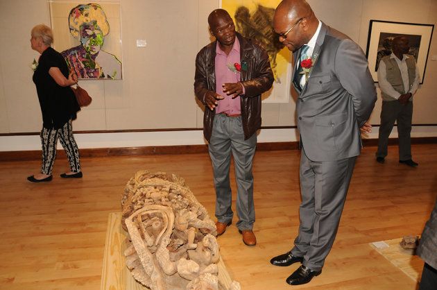 Minister Mthethwa launching the National Art Bank at Oliewenhuis Art Museum