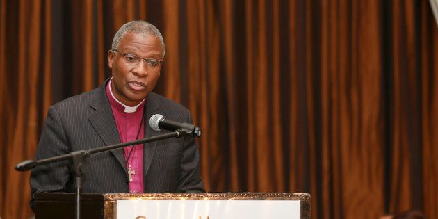 Anglican Archbishop Thabo Makgoba at the Conference on Global Health and Faith Based Communities on June 21, 2015 in Kleinmond.