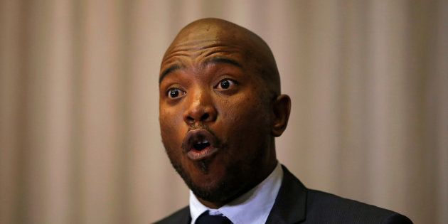 Democratic Alliance leader Mmusi Maimane. REUTERS/Siphiwe Sibeko