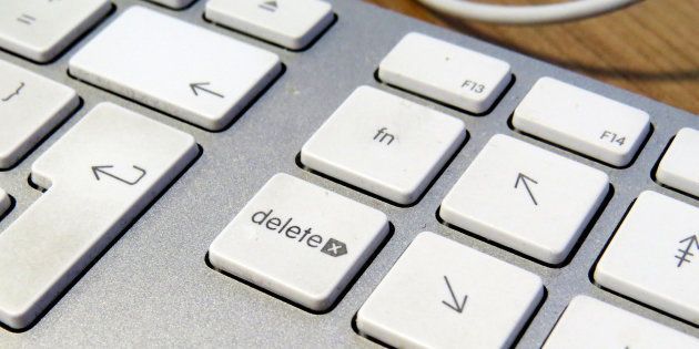 General view of an Apple desktop keyboard