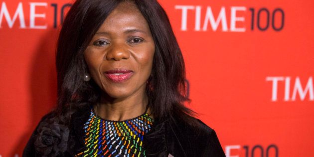 Honoree and human rights lawyer, Thuli Madonsela arrives at the Time 100 gala celebrating the magazine's naming of the 100 most influential people in the world for the past year, in New York April 29, 2014.