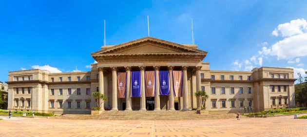 Johannesburg, South Africa - February, 22nd 2015: The University of the Witwatersrand main building the Great Hall on East campus. This university is situated north of the city centre with many campuses opening in 1896.