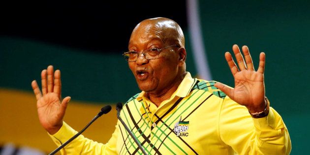 President Jacob Zuma at the ANC's 54th national conference.
