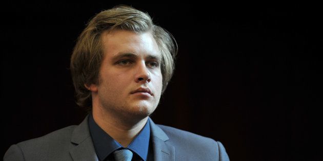 Murder accused Henri van Breda during his trial at the Cape Town High Court.